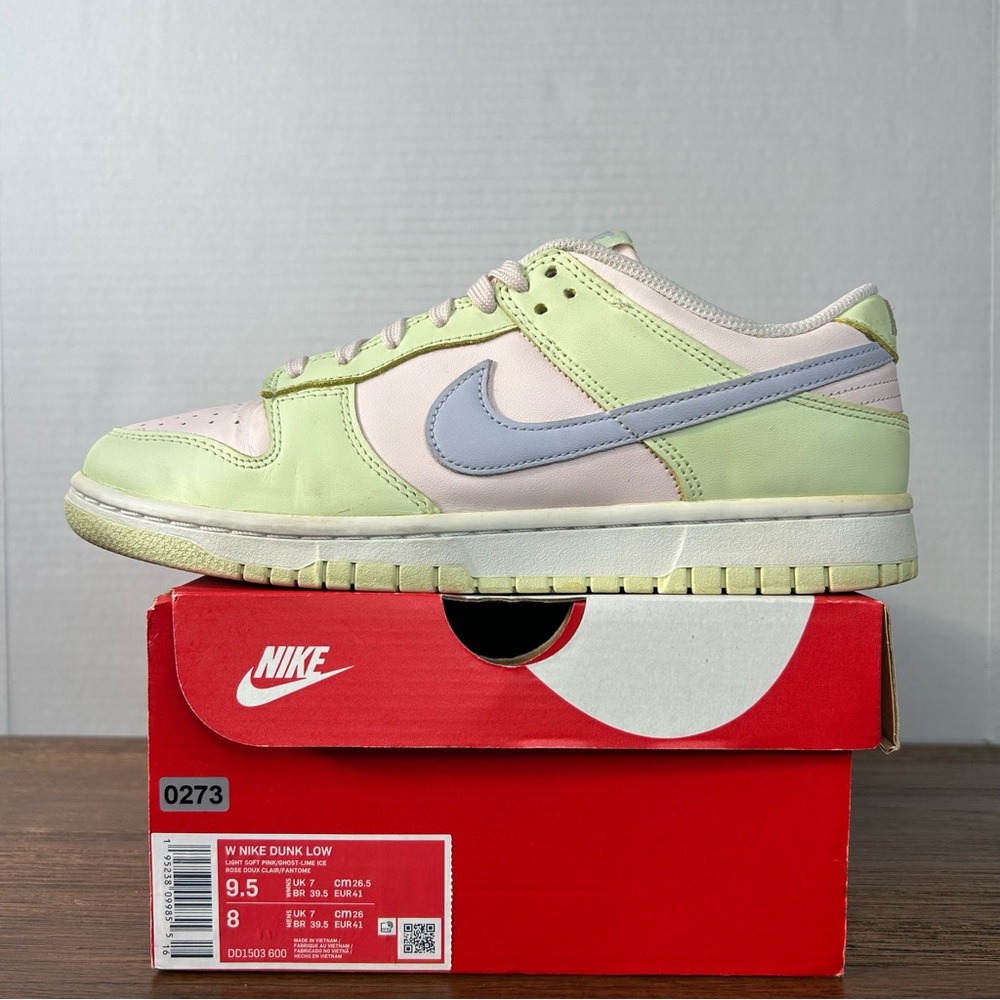 Nike Dunk Low Lime Ice Size M8/W9.5 - Picture 2 of 7